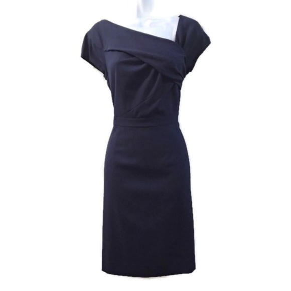 J. Crew Dresses & Skirts - J. Crew navy origami sheath dress size 12
